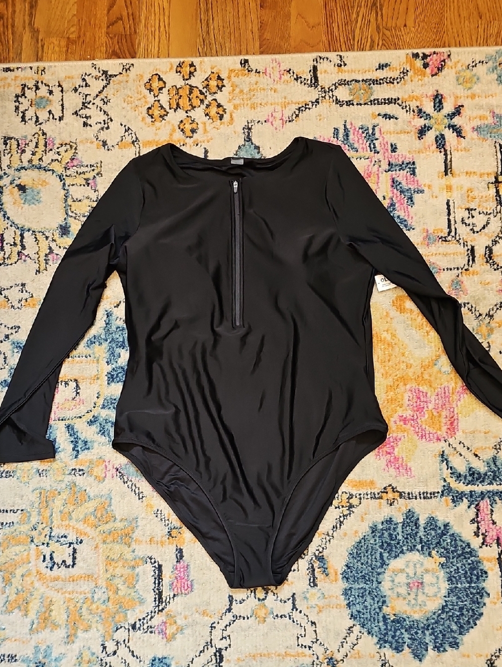 Old Navy Black Long Sleeve Swimsuit 2x Plus